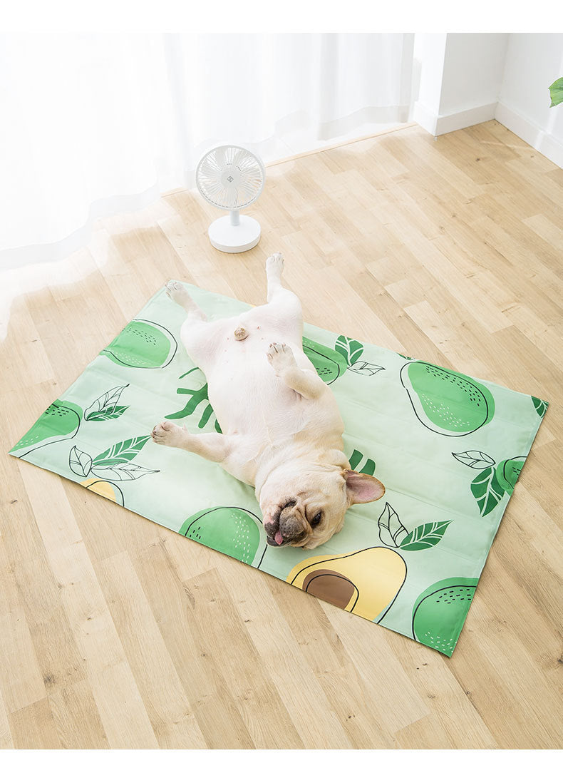 KFX-9363005 Washable Summer Mat for Pets - Comfortable Oxford Cloth with Non-Toxic Gel for Dogs & Cats in Various Fun Designs