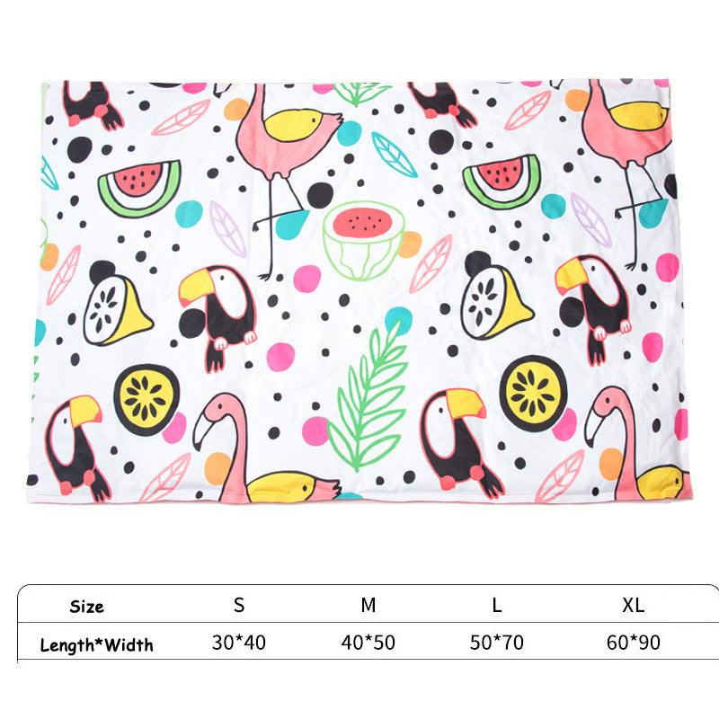 KFX-9363005 Washable Summer Mat for Pets - Comfortable Oxford Cloth with Non-Toxic Gel for Dogs & Cats in Various Fun Designs