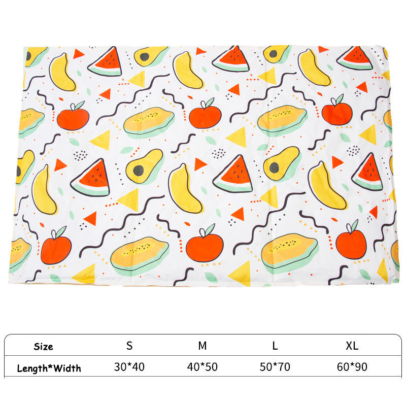 KFX-9363005 Washable Summer Mat for Pets - Comfortable Oxford Cloth with Non-Toxic Gel for Dogs & Cats in Various Fun Designs