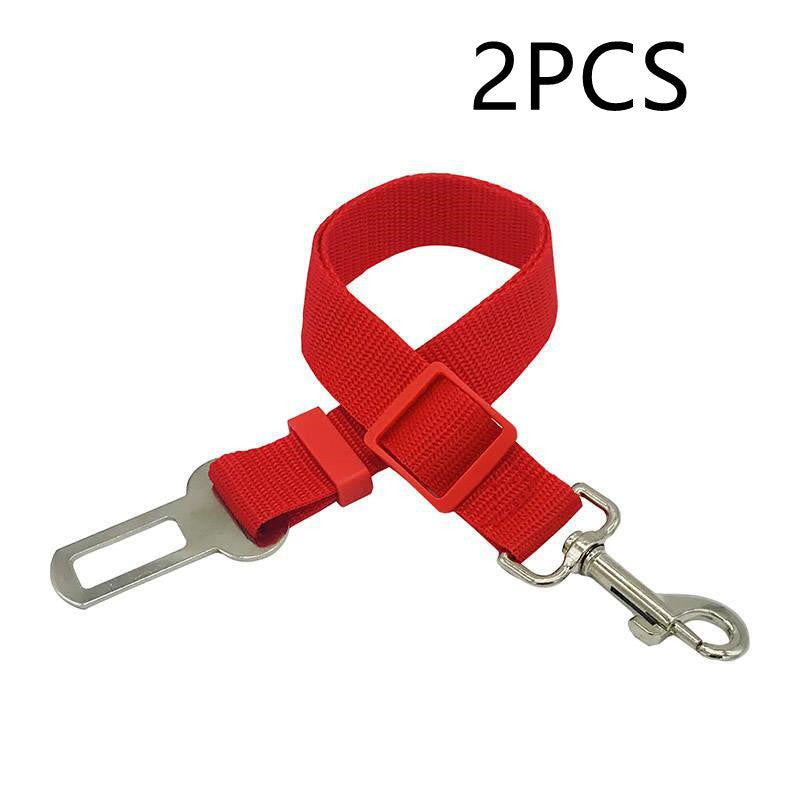 KFX-9363773 Telescopic Dog Traction Belt for Car Travel - ABS Material