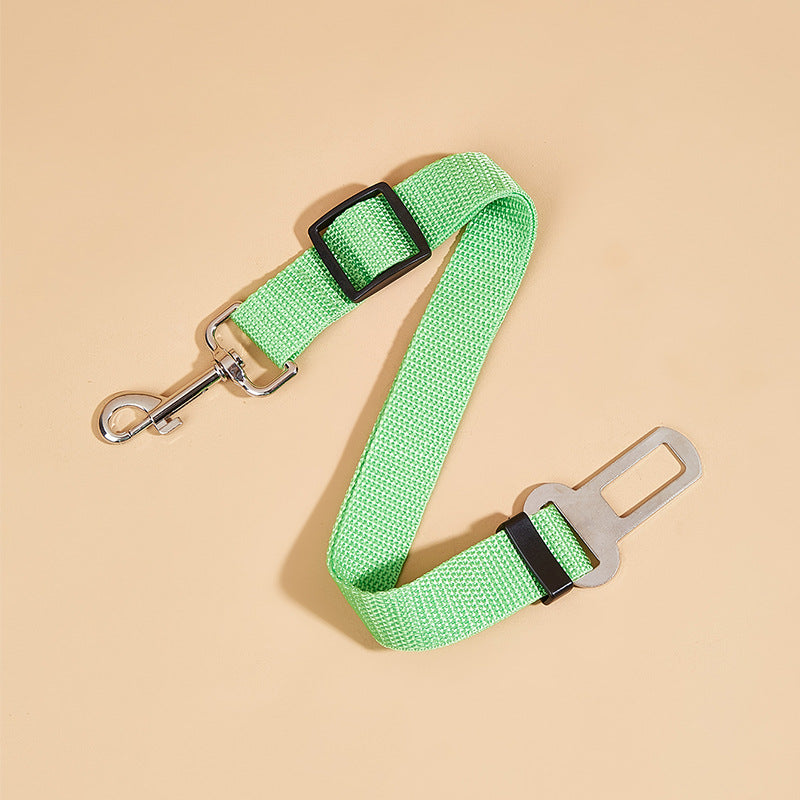KFX-9363773 Telescopic Dog Traction Belt for Car Travel - ABS Material