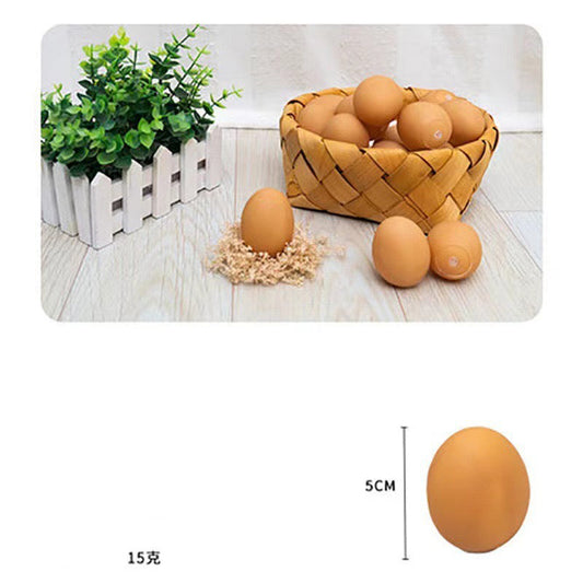 KFX-9364413 Interactive Sound Simulation Egg for Dogs - Tooth-Cleaning Puppy Toy