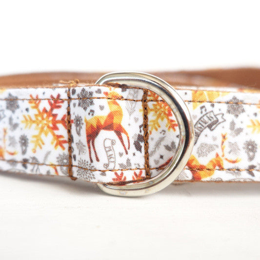KFX-9376445 MUTTCO Original Golden Christmas Pet Leash - Various Sizes Available