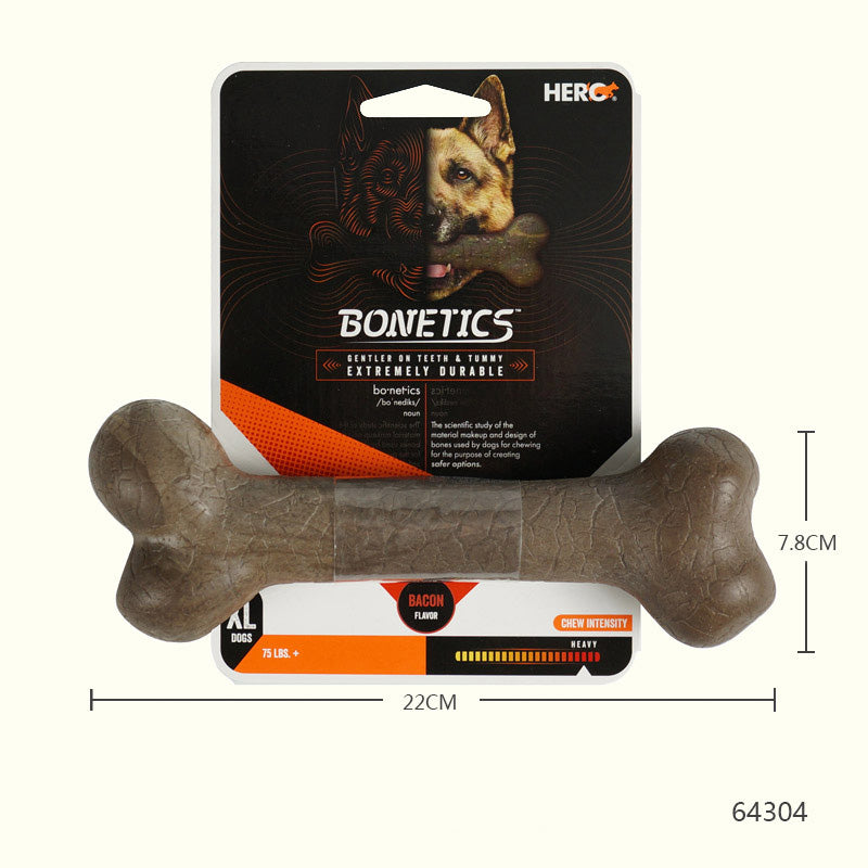 KFX-9377469 Durable Pet Dental Bone Toy for Small to Extra Large Dogs - Bite Resistant, Promotes Healthy Teeth & Gums