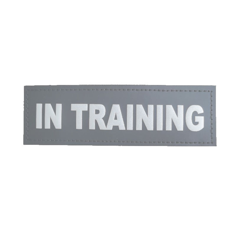 KFX-9384253 Dog Chest Strap with DO NOT PET Sign - White Text on Black Background