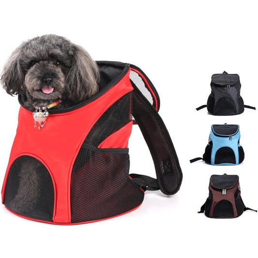 KFX-9384637 Breathable Pet Carrier Backpack for Small Dogs - Lightweight Oxford Cloth, Multiple Colors