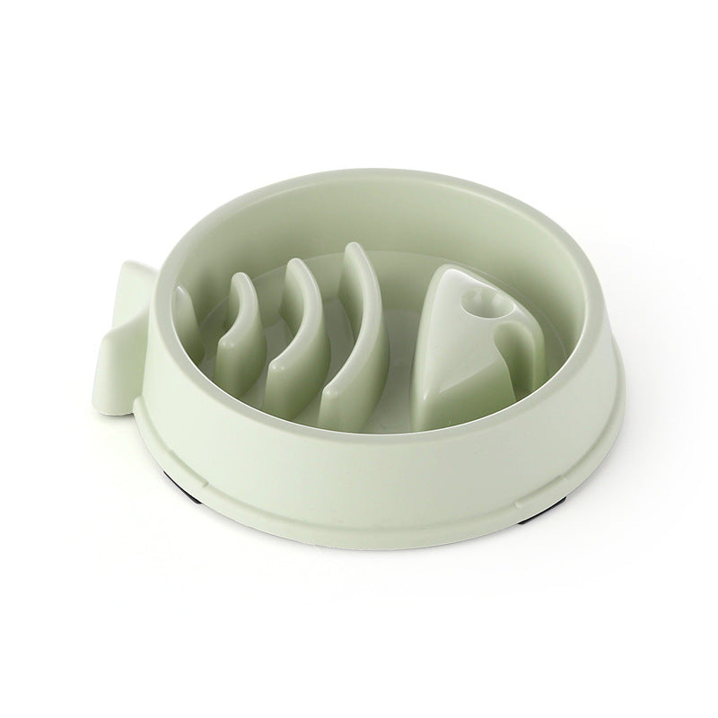 KFX-9388349 Anti-Skid Slow Feeding Dog Bowl - Durable and Easy to Clean PP Material