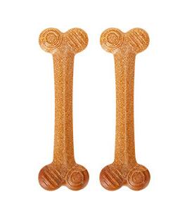KFX-9388989 Durable Nylon Chew Toys for Dogs - Chicken Leg Bone, Z-Shaped, Double Bone, Triangle Bone, Toothbrush Bone