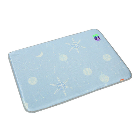 KFX-9390013 Waterproof Dog Sleeping Mat for Summer - Sea Salt Blue, Multiple Sizes Available