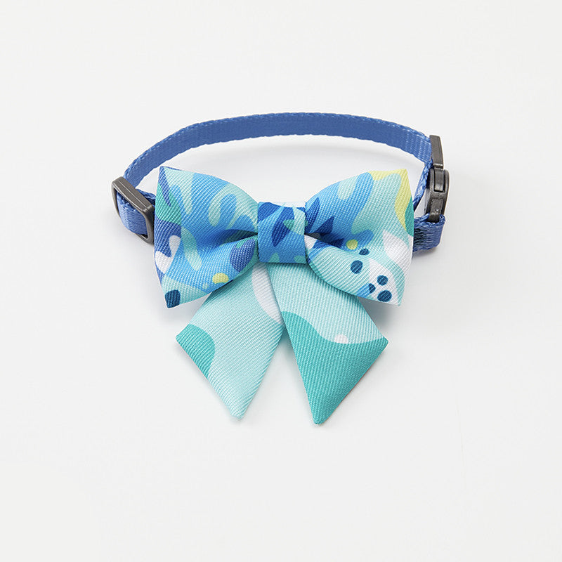 KFX-9390141 Elegant Pet Tie Bow for Cats & Small Dogs - Medium Size, Durable Polyester