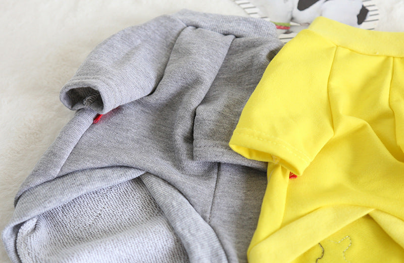 KFX-9391933 Cotton Dog Clothing for Small to Medium Breeds - Adjustable Size Options Available