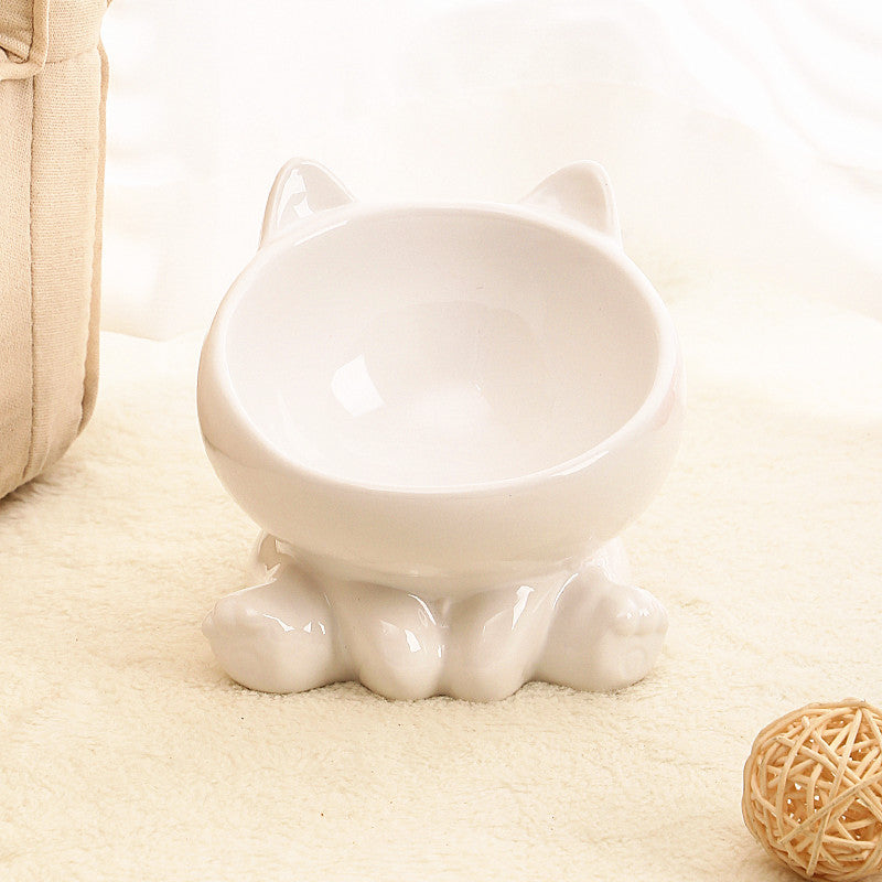 KFX-9394109 Ceramic Pet Bowl for Cats and Dogs - Stylish and Durable Design in Various Colors