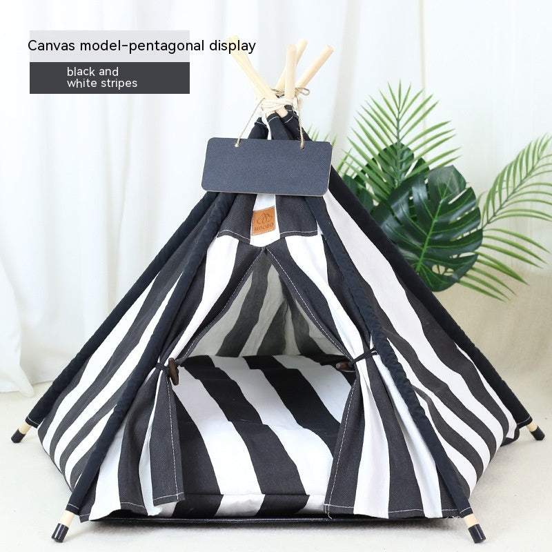 KFX-9398717 Cozy Removable & Washable Cat Tent with Insulation, Foldable Design - Various Sizes Available