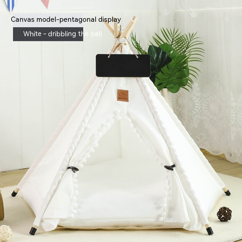 KFX-9398717 Cozy Removable & Washable Cat Tent with Insulation, Foldable Design - Various Sizes Available
