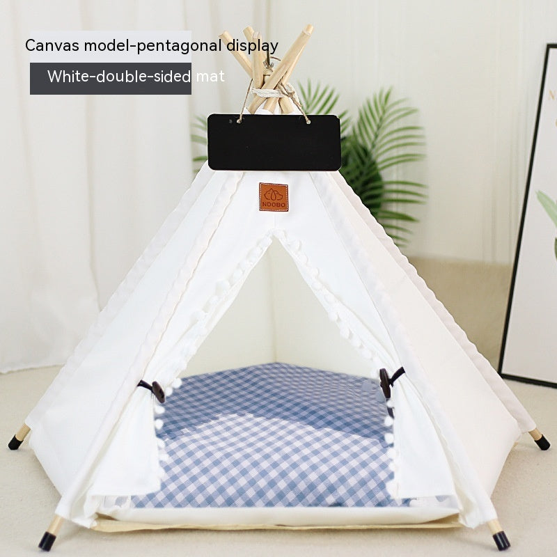 KFX-9398717 Cozy Removable & Washable Cat Tent with Insulation, Foldable Design - Various Sizes Available
