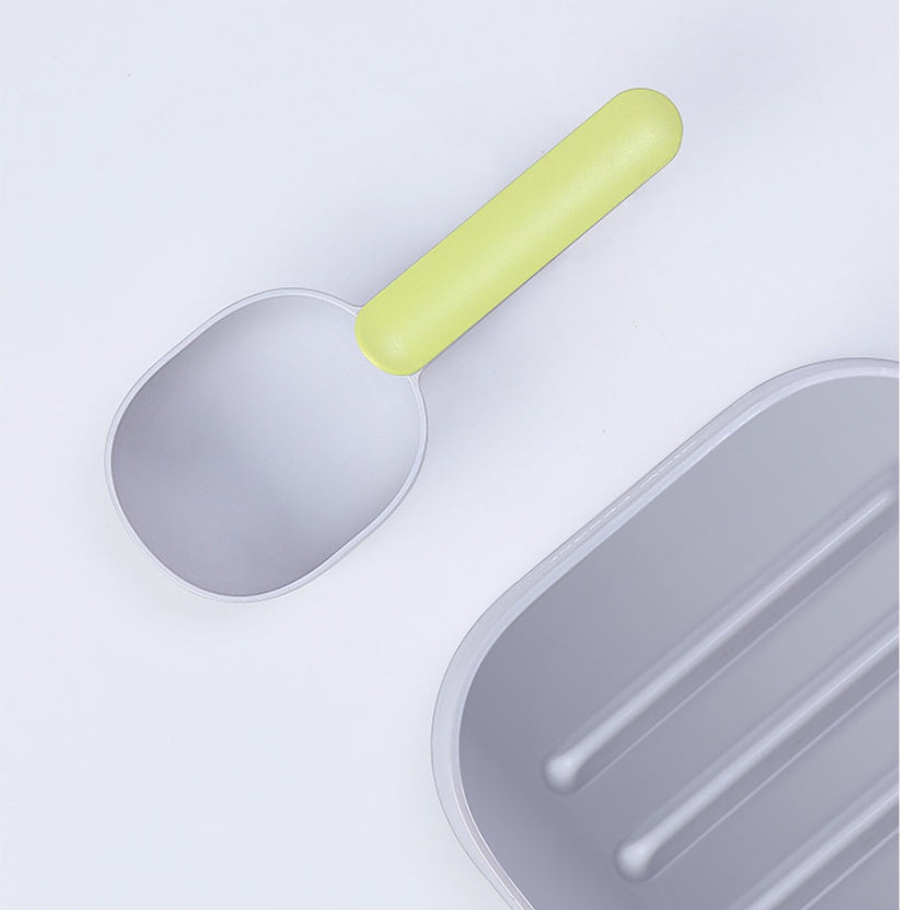 KFX-9401149 Pet Feeding Spoon for Dogs and Cats - Durable ABS Material, 20x8x4CM