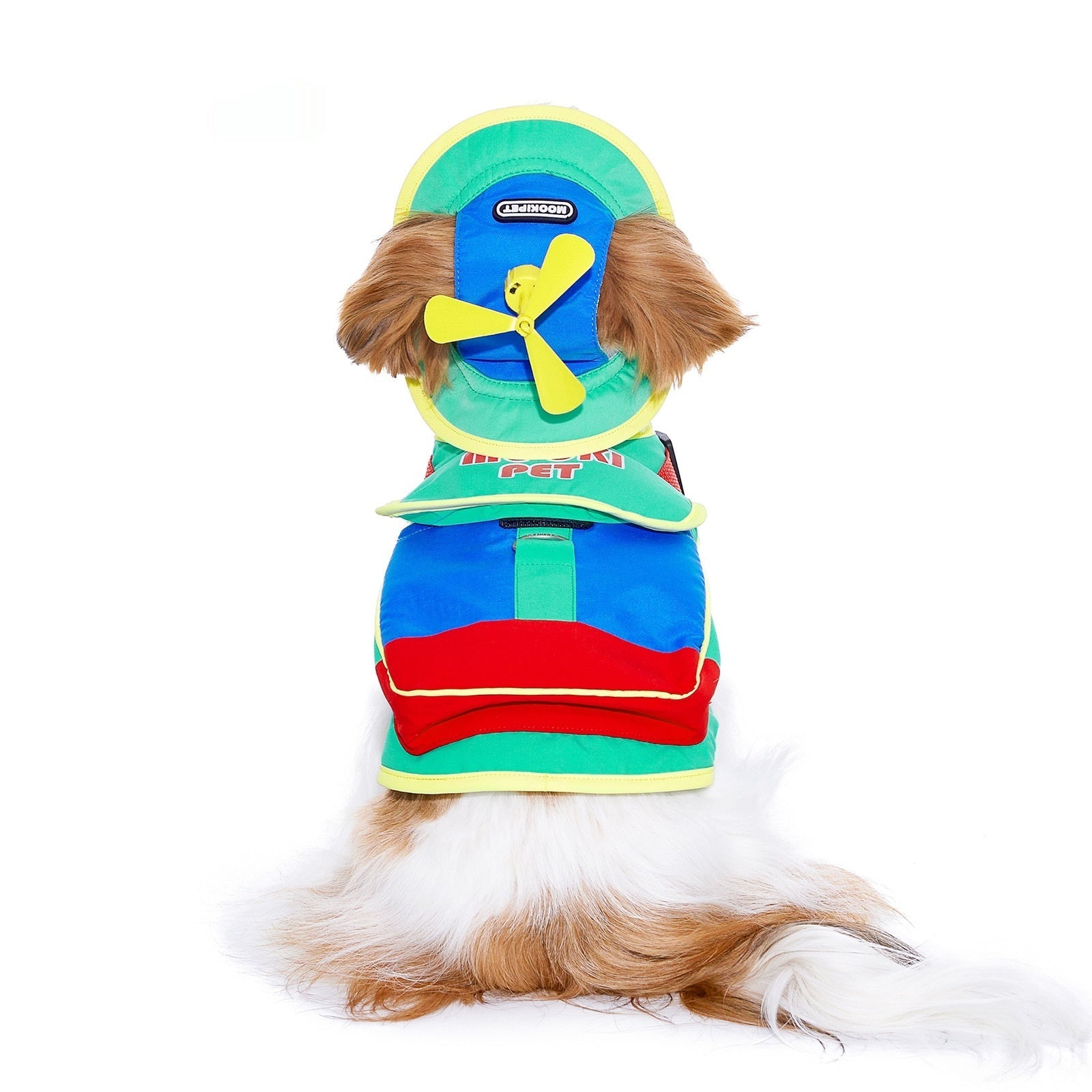 KFX-9401917 Sun-Proof Casual Fisherman Hat for Dogs - Khaki, 100% Polyester Fiber, Spring & Autumn