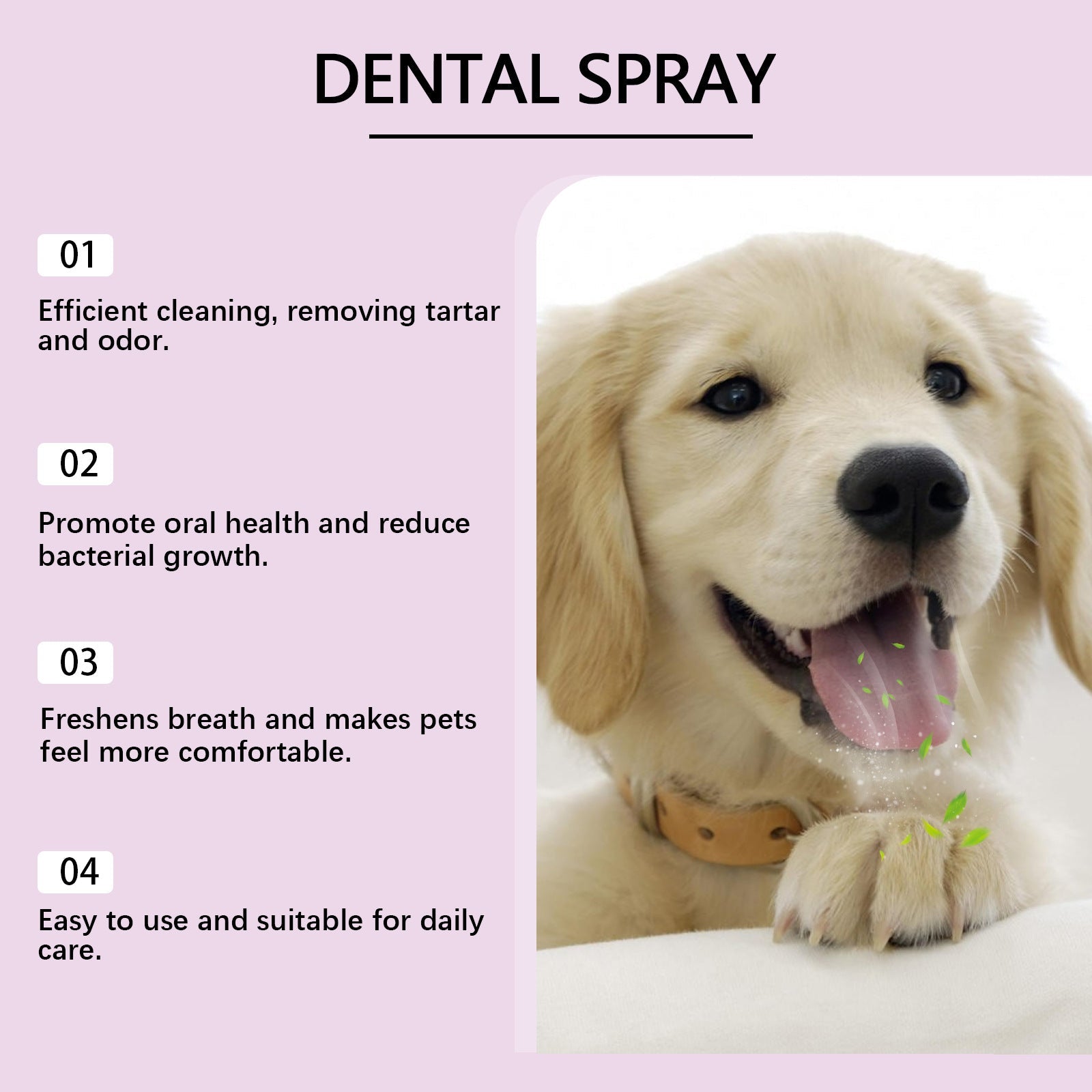 KFX-9405629 Pet Teeth Cleaning Spray for Oral Care, 100ml