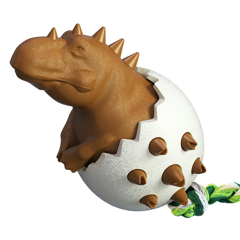 KFX-9408061 Wild Boar Egg Dog Molar Toothbrush Chew Toy - Durable TPR & Nylon