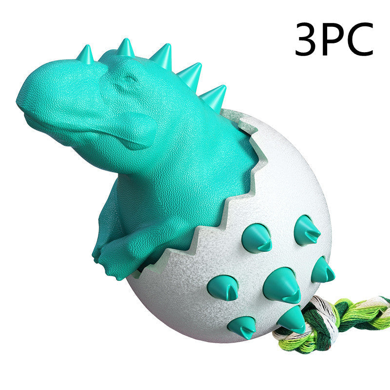 KFX-9408061 Wild Boar Egg Dog Molar Toothbrush Chew Toy - Durable TPR & Nylon