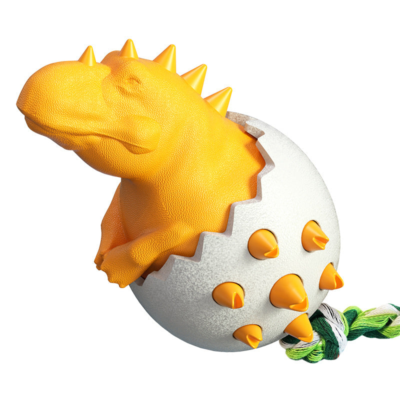 KFX-9408061 Wild Boar Egg Dog Molar Toothbrush Chew Toy - Durable TPR & Nylon