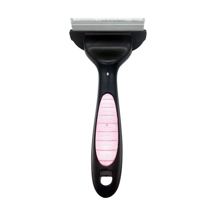 KFX-9411005 Pet Grooming Comb for Cats and Dogs - Blue and Pink, 160mm x 75mm