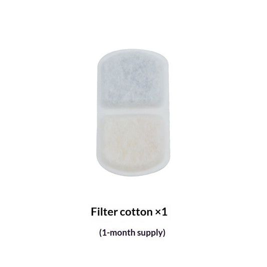 KFX-9411261 Cat Automatic Circulating Water Fountain Filter Cotton Pads - 1/3/6/12 Month Supplies