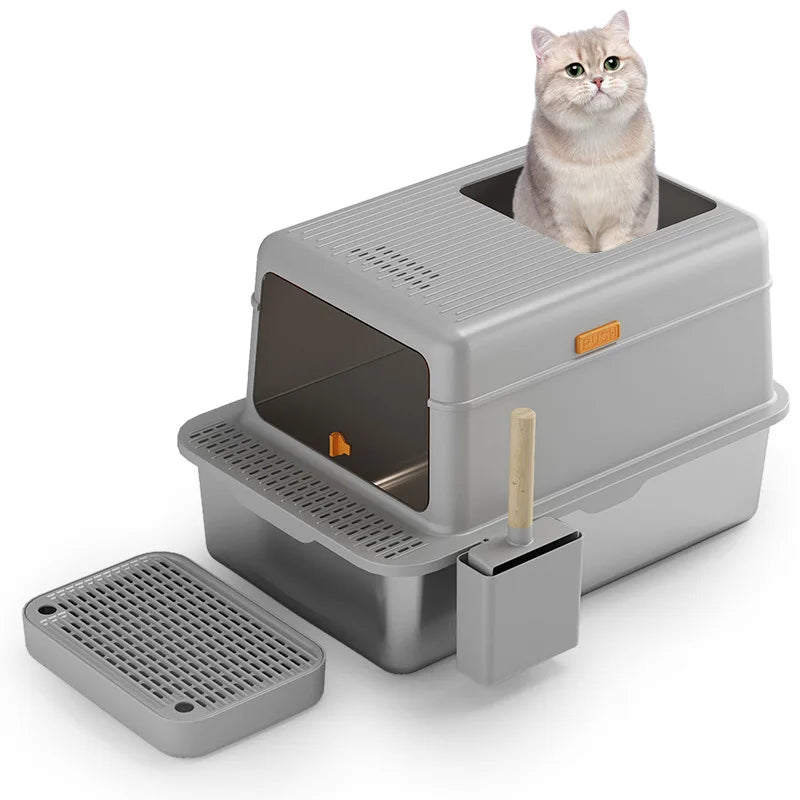 KFX-941459 Intelligent Smart Self-Cleaning Litter Box for Cats with Large Capacity and Durable Design