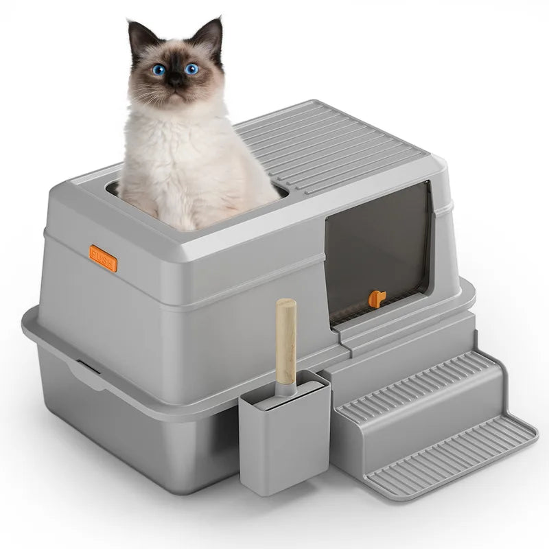 KFX-941459 Intelligent Smart Self-Cleaning Litter Box for Cats with Large Capacity and Durable Design