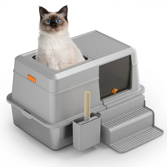 KFX-941459 Intelligent Smart Self-Cleaning Litter Box for Cats with Large Capacity and Durable Design