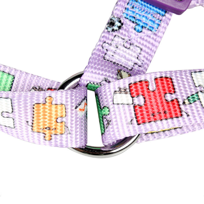 KFX-9420221 I-shaped Nylon Dog Chest Strap Harness for All Breeds