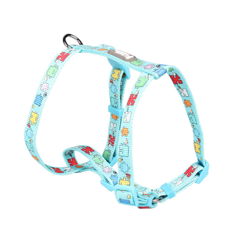 KFX-9420221 I-shaped Nylon Dog Chest Strap Harness for All Breeds