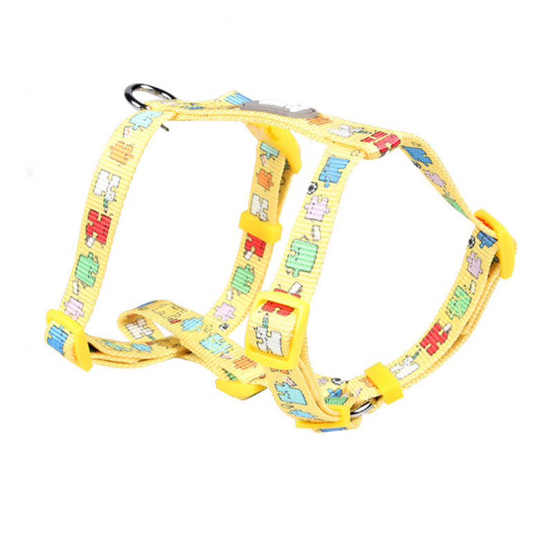 KFX-9420221 I-shaped Nylon Dog Chest Strap Harness for All Breeds
