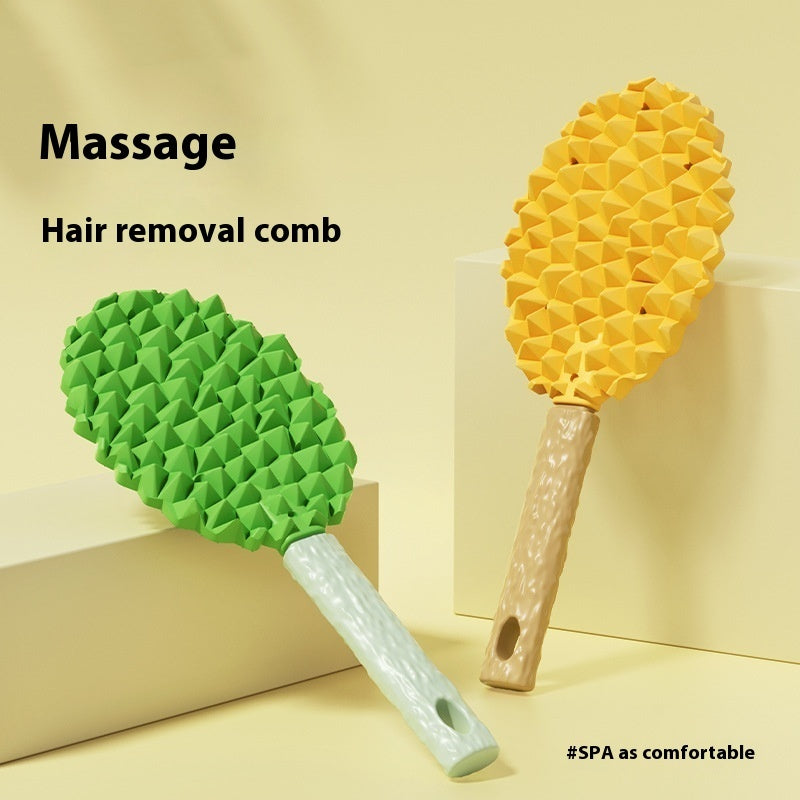 KFX-9422525 Durian Massage Comb and Cat Grass Spray Bottle Set - Green and Yellow Options Available