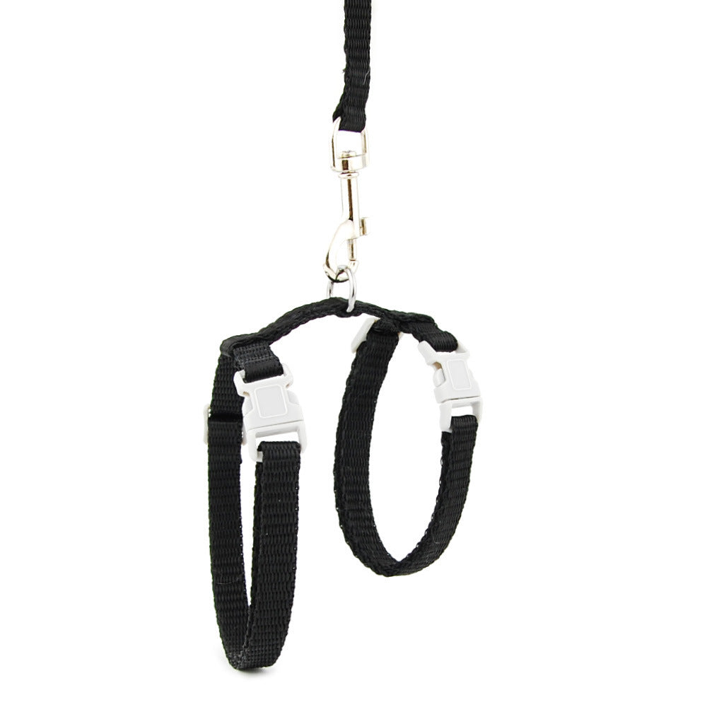 KFX-9425981 Adjustable I-shaped Cat and Dog Chest Strap with Traction Rope in Multiple Colors