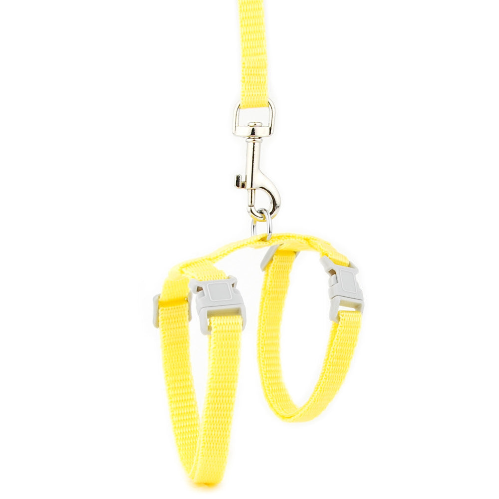 KFX-9425981 Adjustable I-shaped Cat and Dog Chest Strap with Traction Rope in Multiple Colors