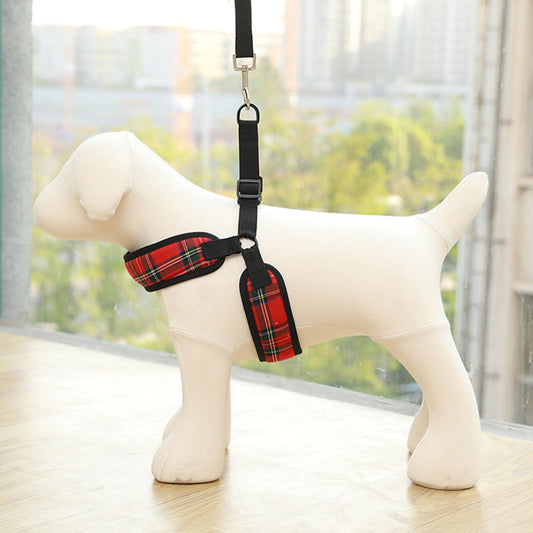 KFX-9432253 Pet Traction Chest Strap for Dogs - Adjustable Harness in Multiple Colors and Sizes S, M, L