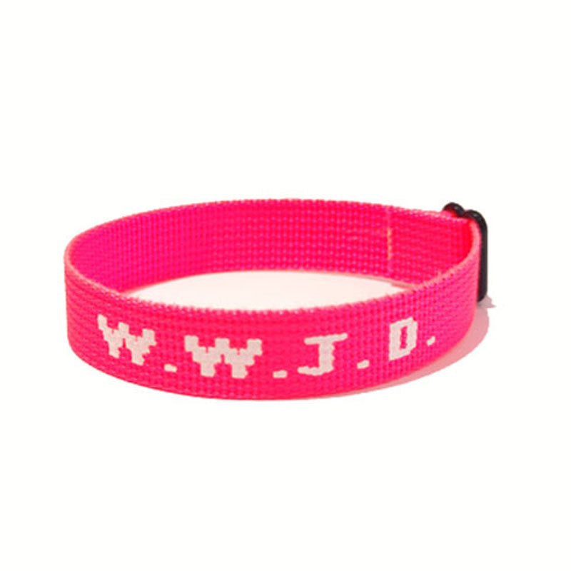 KFX-9435069 Adjustable Jacquard Printed Wrist Strap Bracelet for Unisex - Multiple Colors Available