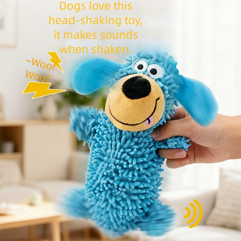 KFX-9439805 Plush Squeaky Dog Toy - Soft Doll for Small to Large Breeds, Ideal for Teething and Playtime
