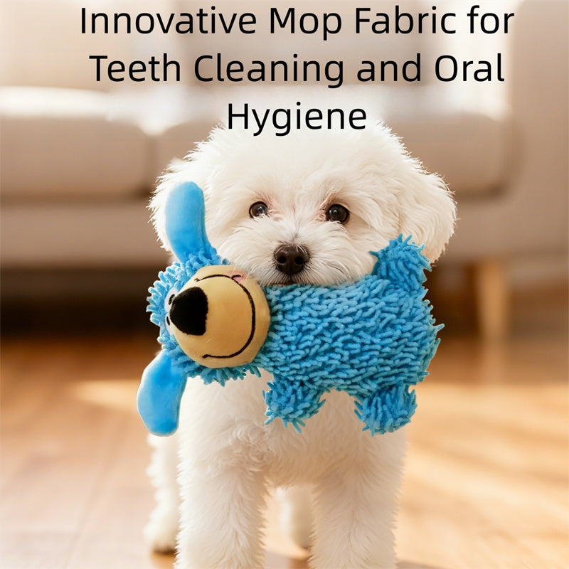KFX-9439805 Plush Squeaky Dog Toy - Soft Doll for Small to Large Breeds, Ideal for Teething and Playtime