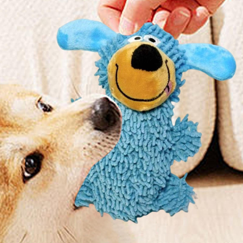 KFX-9439805 Plush Squeaky Dog Toy - Soft Doll for Small to Large Breeds, Ideal for Teething and Playtime