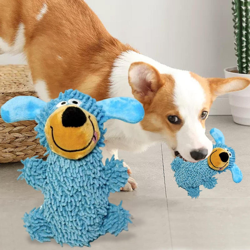 KFX-9439805 Plush Squeaky Dog Toy - Soft Doll for Small to Large Breeds, Ideal for Teething and Playtime