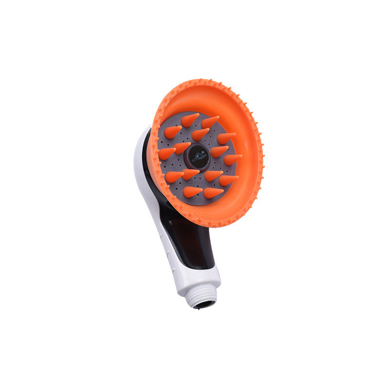 KFX-9440061 Pet Massage Shower Nozzle for Cats and Dogs - ABS Resin & Soft Rubber Design