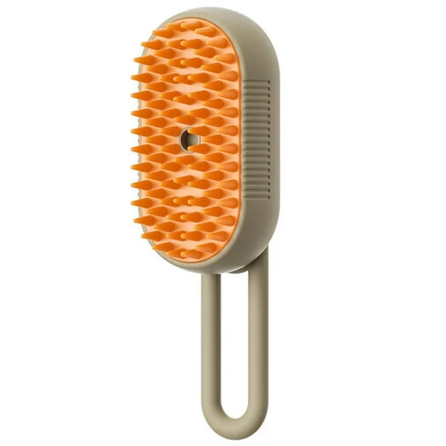 KFX-9443773 3-In-1 Electric Pet Massage Comb with Spray for Dogs and Cats, Grooming Brush Set with Body Wash and Towel