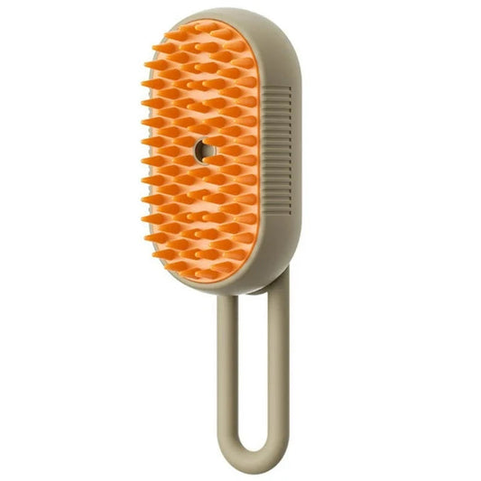 KFX-9443773 3-In-1 Electric Pet Massage Comb with Spray for Dogs and Cats, Grooming Brush Set with Body Wash and Towel