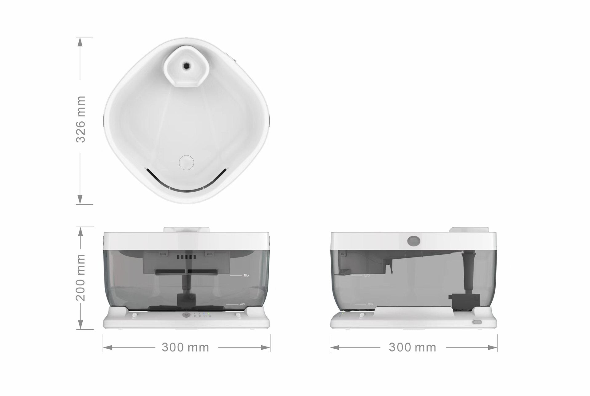 KFX-9444029 Large Capacity Wireless Pet Water Dispenser for Dogs and Cats - Electric Separation Design