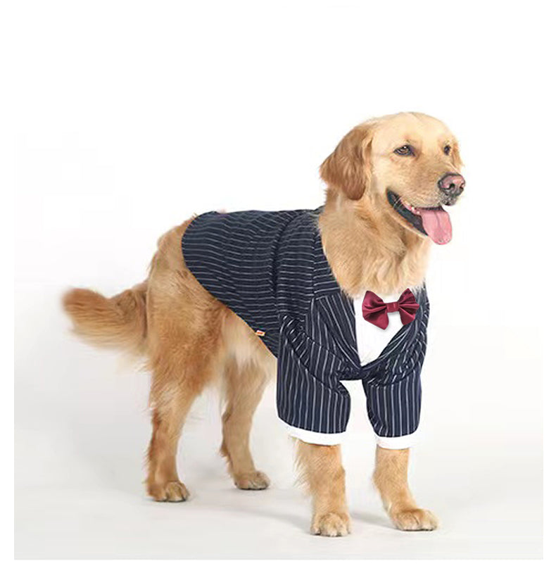KFX-9444541 Navy Blue Casual Dog Coat for Large Breeds – Sizes 3XL to 7XL