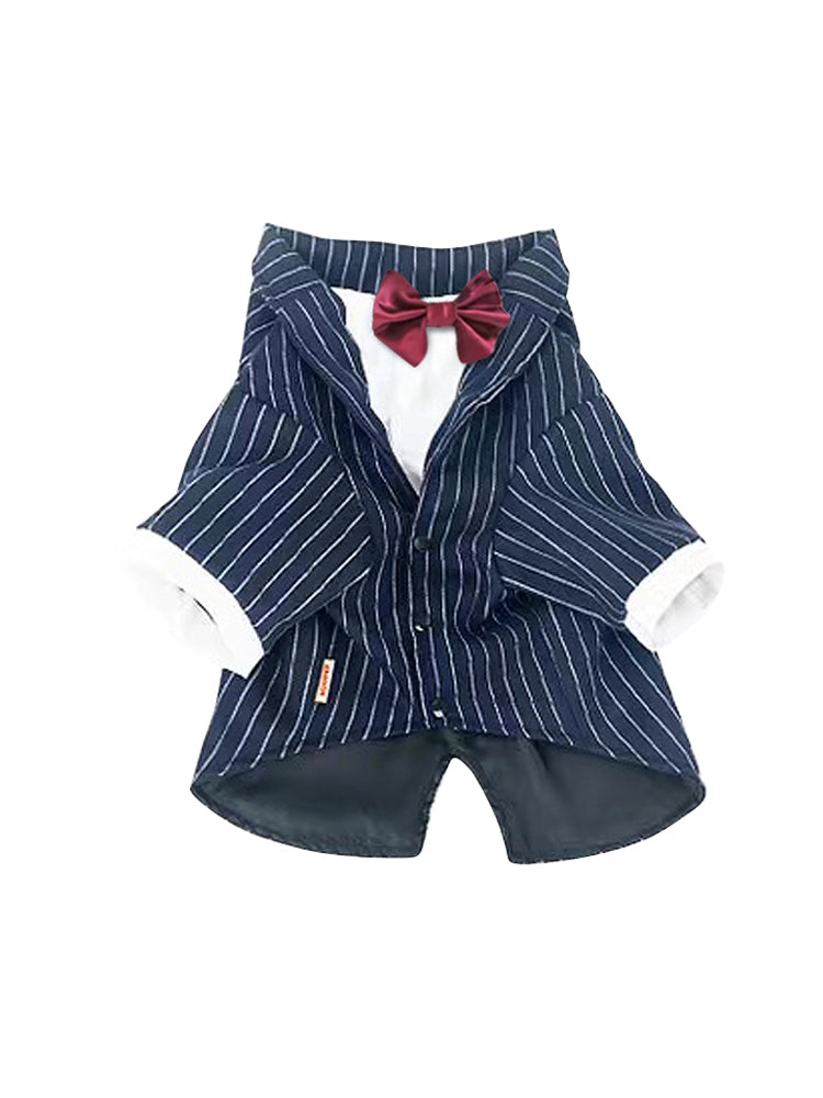 KFX-9444541 Navy Blue Casual Dog Coat for Large Breeds – Sizes 3XL to 7XL
