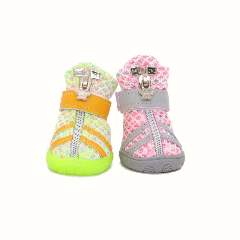 KFX-9444797 Breathable Dog Shoes for Small and Medium-Sized Pets in Colorful Designs