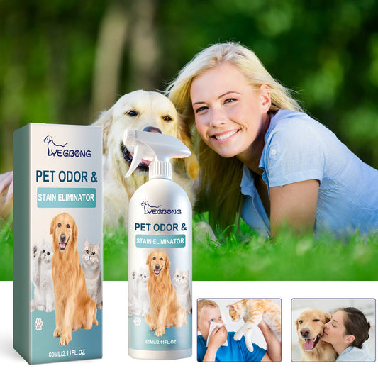 KFX-9445821 Pet Deodorization Spray for Dogs and Cats - 60ml Cleaning and Freshening Solution